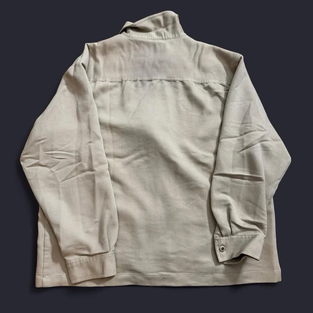 Vintage Anchor Blue Khaki Full Zip Jacket Men's Size 2XL Y2K 2000s Skate Street